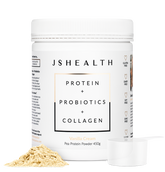 JSHealth Protein + Probiotics + Collagen Vanilla Cream Flavour 450g